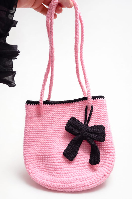 Elegant handmade crochet handbag